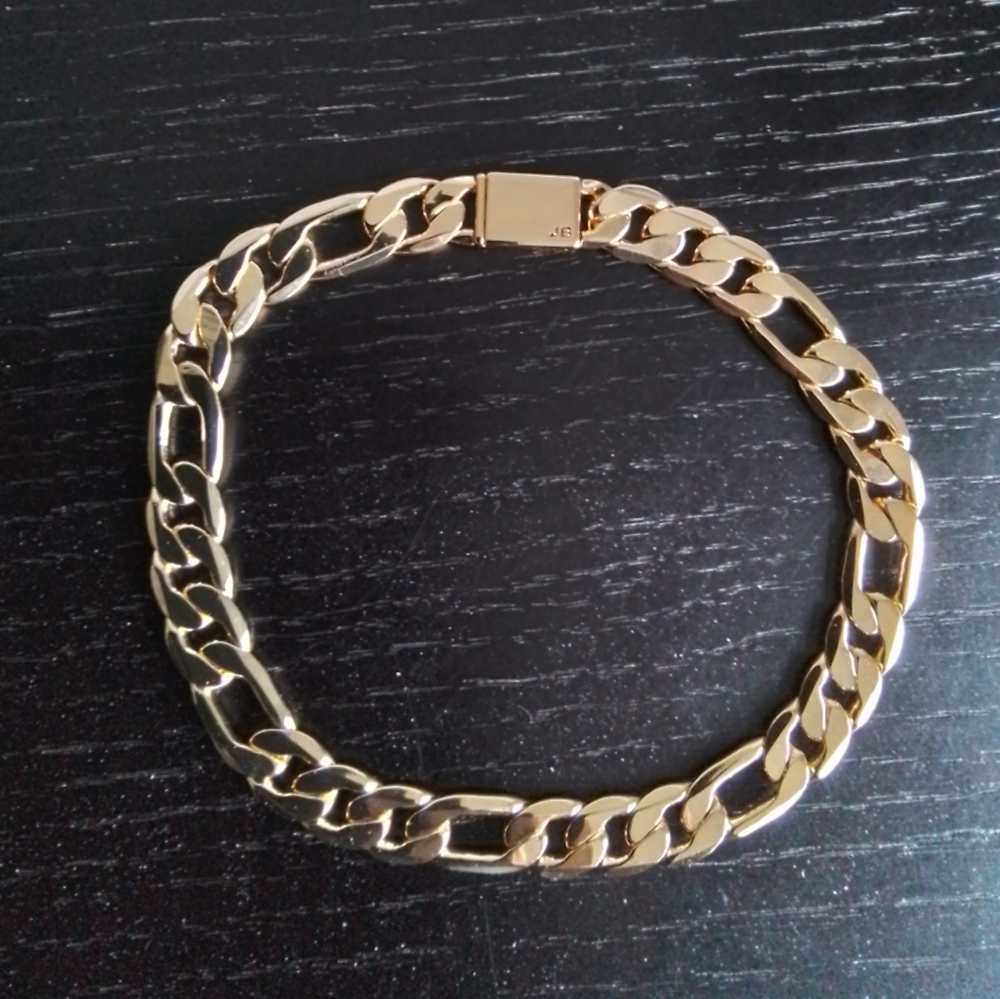 Jenny Bird 14 Carat Gold Dipped Brass Figaro Chain Choker